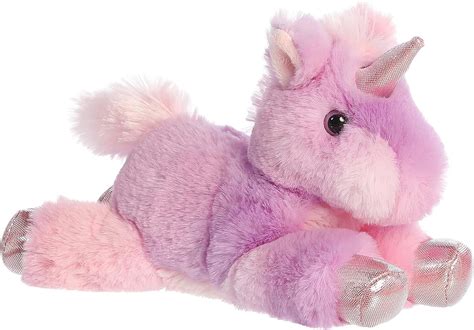 Amazon.com: Aurora® Adorable Mini Flopsie™ Unicorn Stuffed Animal - Playful Ease - Timeless ...