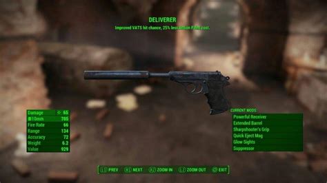 Fallout 4 Survival Mode Tips #11 Main Carry Weapons | Fallout Amino