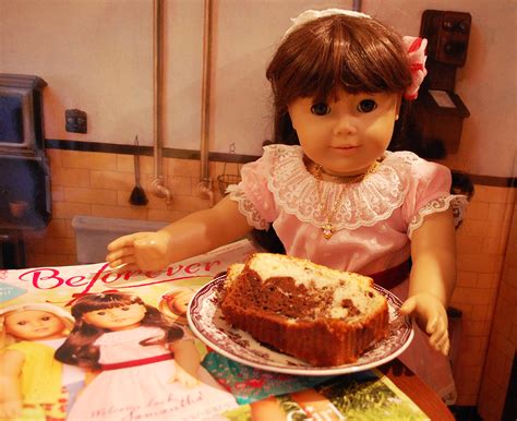 A Peek into the Pantry: Samantha's Marble Cake | Marble cake, Ag doll food, Girl cooking