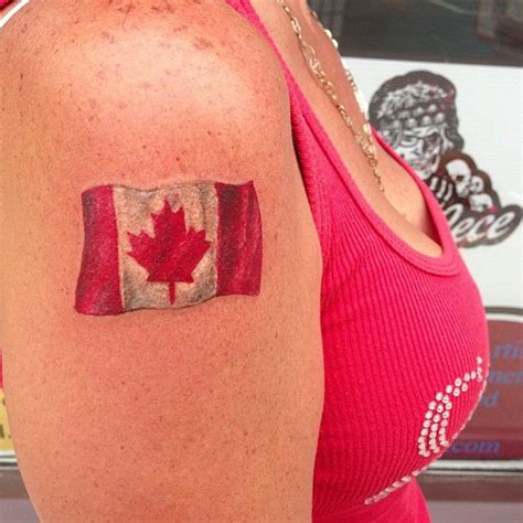 Canada Day Flag Tattoo @ http://gypsycecetattoo.com | Tattoos, Canadian ...