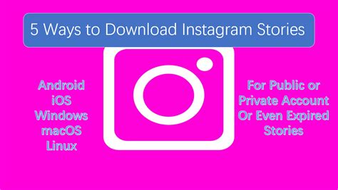 5 Ways to Download Instagram Stories [Public or Private]