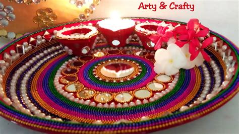 Designer Aarti Thali Decoration