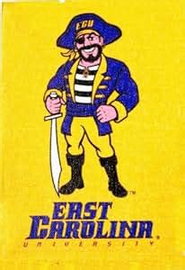 Amazon.com : NCAA East Carolina Pirates Mascot Canvas Art : Sports Fan ...