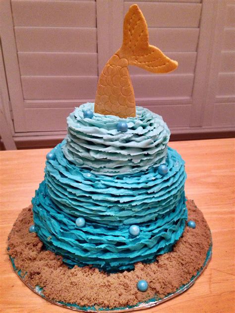 Mermaid Tail Cake Mermaid Tail Cake, Mermaid Cakes, Swimming Cake ...