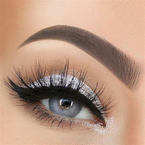 Silver Glitter Eyeshadow Tumblr