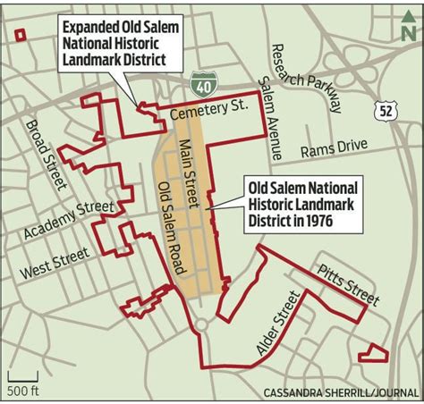 National Park Service expands Old Salem's national historic landmark ...
