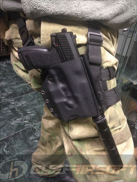 CHEF HOLSTER DESIGN: MK23 SOCOM CON MODULO LUZ/LASER Y SILENCIADOR