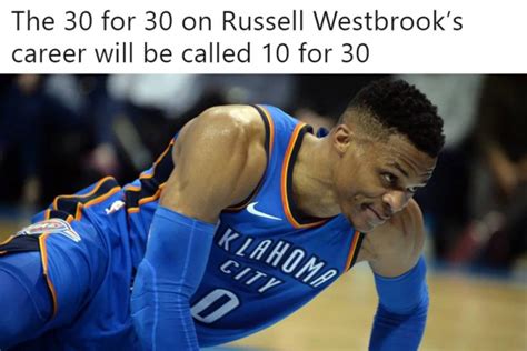 11 Best Memes of Russell Westbrook Ruining Another OKC Thunder Playoff Run