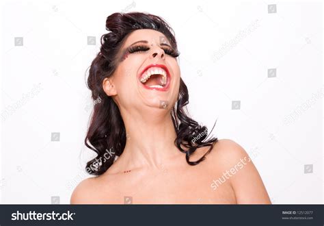 Woman Laughing. Open Mouth. Stock Photo 12512077 : Shutterstock