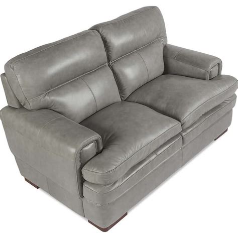 Review ﻿Jake Leather Loveseat Modern & Contemporary Sofas