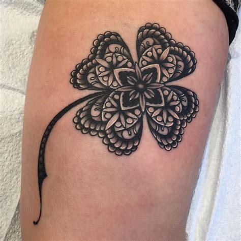 30++ Astonishing Four leaf clover tattoo simple image HD