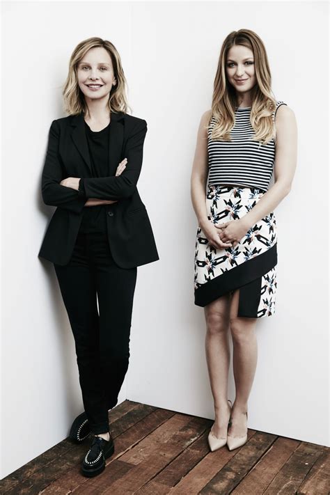 Melissa Benoist and Calista Flockhart, Supergirl | Súper chicas, Moda ...