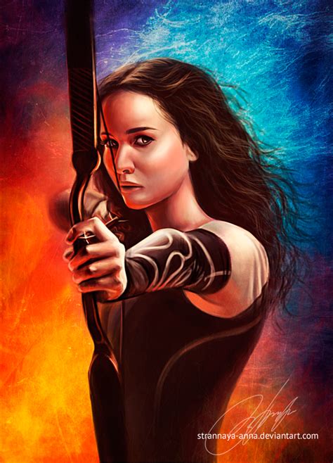 Catching Fire. Katniss Everdeen by strannaya-anna on DeviantArt