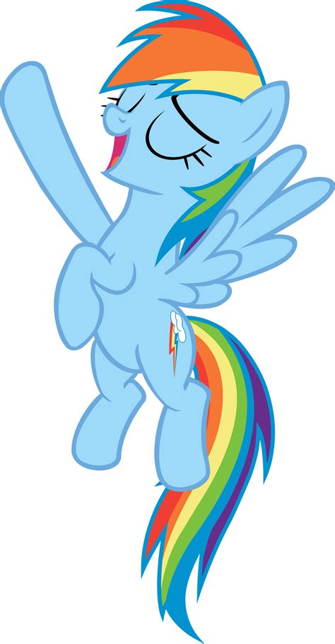 Rainbow Dash Singing Pose Vector by TheFrostSpark on DeviantArt