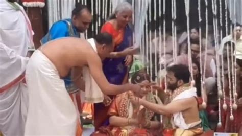 Nirmala Sitharaman's Daughter Marries PMO Official Pratik Doshi In Intimate Ceremony