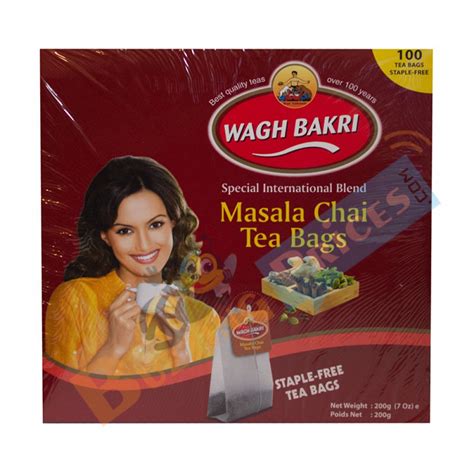 Wagh Bakri Masala Chai Tea Bags 200g