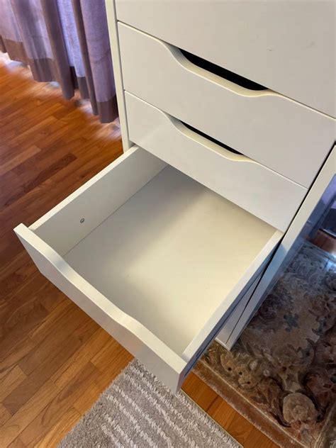Ikea ALEX Drawer Unit with 9 Drawers, White, Furniture & Home Living ...