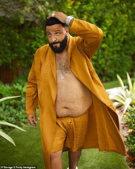 DJ Khaled boldly goes shirtless in new body positive ad for Rihanna's Savage X Fenty lingerie ...