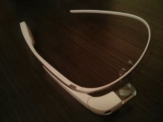 Cotton Google Glass against dark wood background | Cotton Go… | Flickr