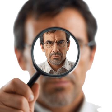 Examining Candidates Through Magnifying Glass, Job, Candidate, Work PNG Transparent Image and ...