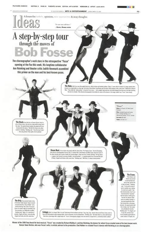 Step by step choreography guide to Bob Foss | Teach dance, Dance ...