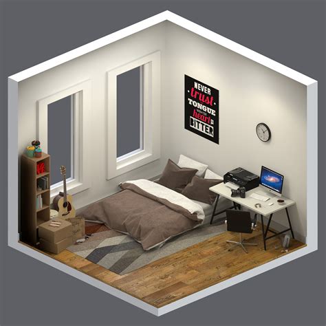 Blender Isometric Room Realistic Render - Forum Gallery - Blender Artists Community