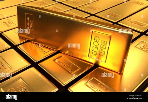 Gold bars, ingot Stock Photo - Alamy