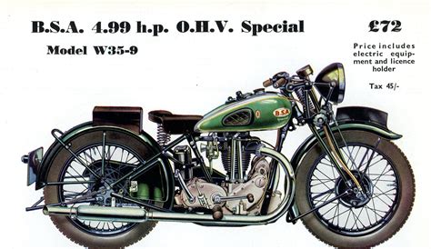 BSA Models 1935