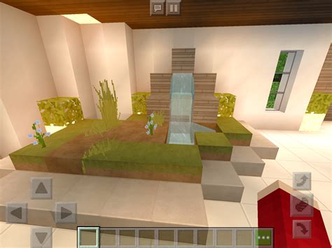 Indoor waterfall! #minecraft | Indoor garden rooms, Indoor waterfall ...