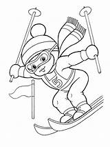Ski coloring pages To Download And Print For Free sketch template