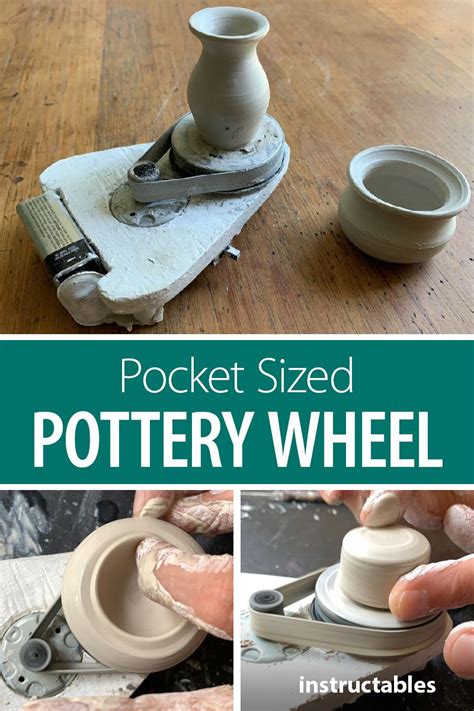 Pocket Sized Pottery Wheel | Pottery wheel, Pottery wheel diy, Miniature pottery