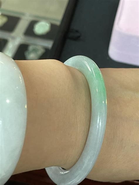 Grade A Myanmar Jade Bangle, Women's Fashion, Jewelry & Organisers ...