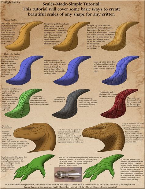 How To Draw Dragon Scales Easy Easy Drawing Tutorials | Images and ...