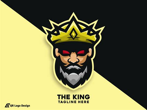 The King Logo design by Qr Design Studio on Dribbble