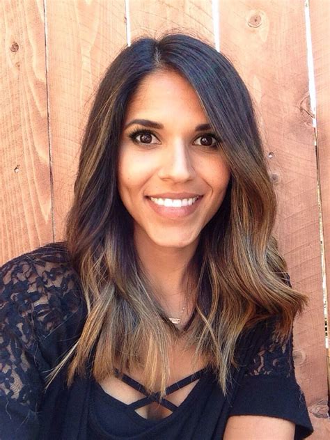 Balayage/ Ombre for dark hair and brown skin tone. | Dark ombre hair, Balayage hair dark ...