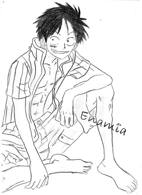 One Piece - Luffy - Enamia by xxxaimanexxx on DeviantArt