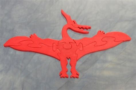 Items similar to Pterodactyl Dinosaur Puzzle on Etsy