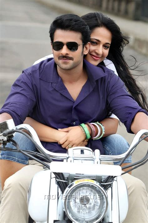 Prabhas with Anushka Shetty in Mirchi Telugu Movie Stills ...