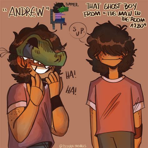 Andrew from The Man In Room 1280 | Fnaf book, Fnaf funny, Fnaf