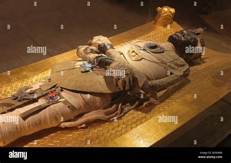 Ancient Egyptian mummy body preserved by mummification Stock Photo - Alamy