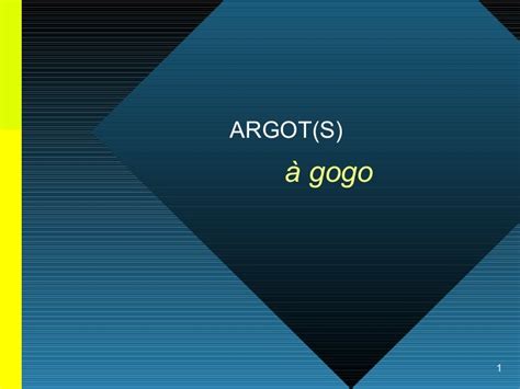 Argot