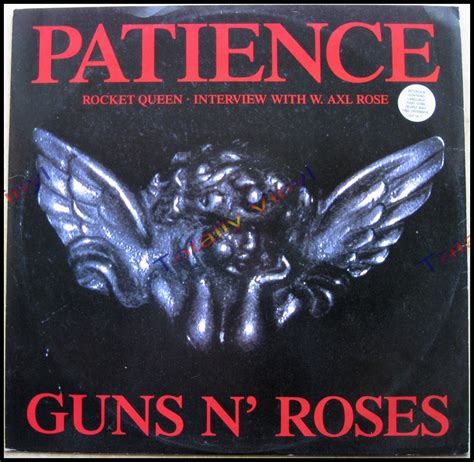 Totally Vinyl Records || Guns n Roses - Patience / Rocket queen / Interview with Axl Rose 12 ...