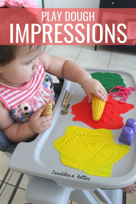 Play-Dough Impressions. A great educational activity for toddlers and pre-sc… | Toddler ...