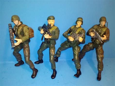 GTI WWII Army GI joe Soldiers 6 inch 1998 vintage Action Figures Rare - Military & Adventure