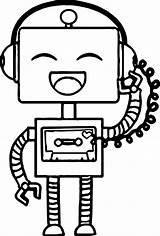 Robot Coloring Pages  Free Download On ClipArtMag sketch template