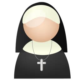 Nun Icon | Religion People Iconpack | DaPino Graphics