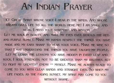 Indian Prayer | Indian prayer, Prayers, Smudging prayer