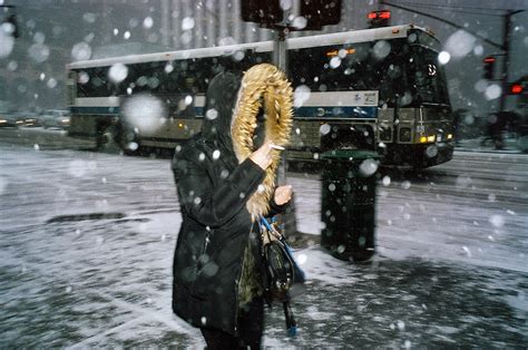 A Snow Day in New York City Photographs by Daniel...