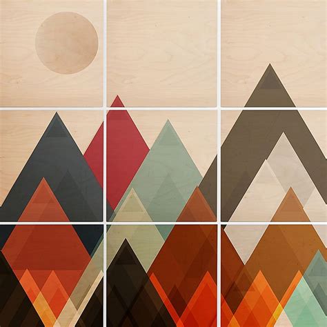 Deny Designs 9-Piece Pepper Moon Square Wall Art In Brown in 2021 | Square wall art, Geometric ...