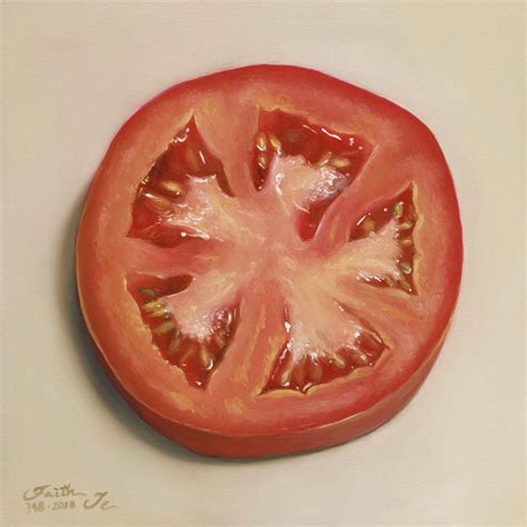 Tomato Slice Drawing - Drawing.rjuuc.edu.np